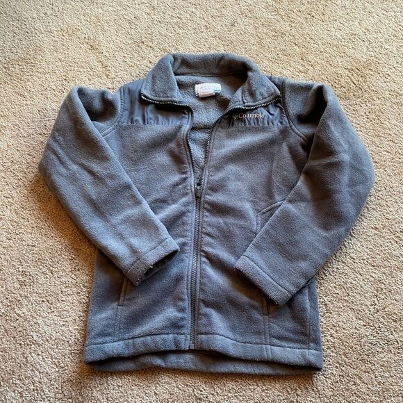 Grey, Columbia kids zip up jacket - Picture 1 of 7